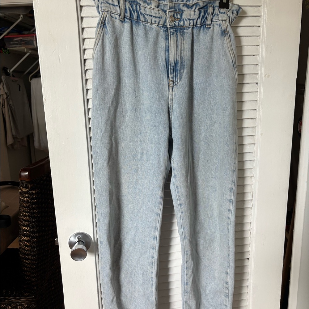 Zara Sky Blue High-Rise Women's Jeans - Picture 2 of 3